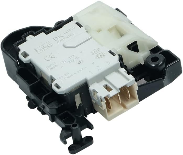 LAZER ELECTRICS Replacement Door Lock Interlock Switch for Bush, Lamona, Grundig Washing