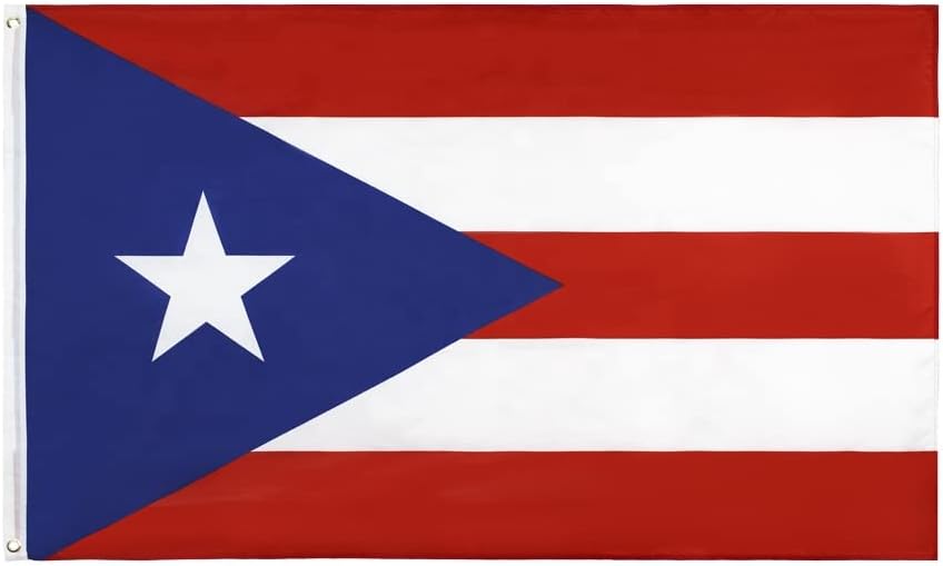 PringCor Bandera de Puerto Rico de la Commonwealth de Estados Unidos, bandera latina (2 x 3 pies)