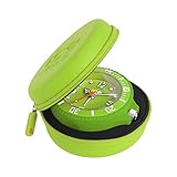  Ice-Clock Travel Alarm Clock - Green