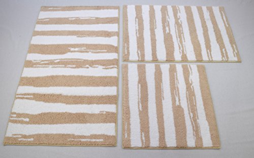 Kleine Wolke Tunis Bath Mat, Polyester Sand-Beige, 90 x 60 x 1.5 cm
