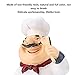 Chef Figurines Vintage Country Resin Figurine Home Restaurant Cafe Tabletop Decor Collectible Gifts(71110-04 Chef Holding Spoon)