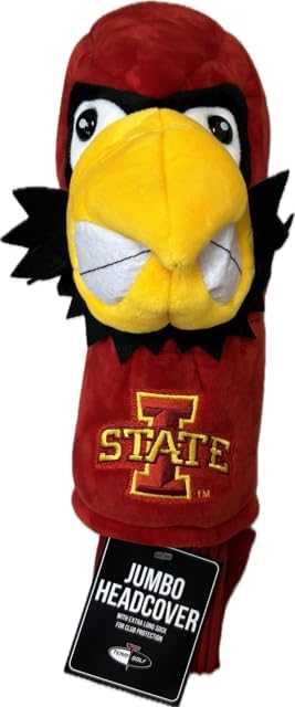 NCAA Iowa St. Cyclones Golf Mascot Driver Headcover, Long Neck