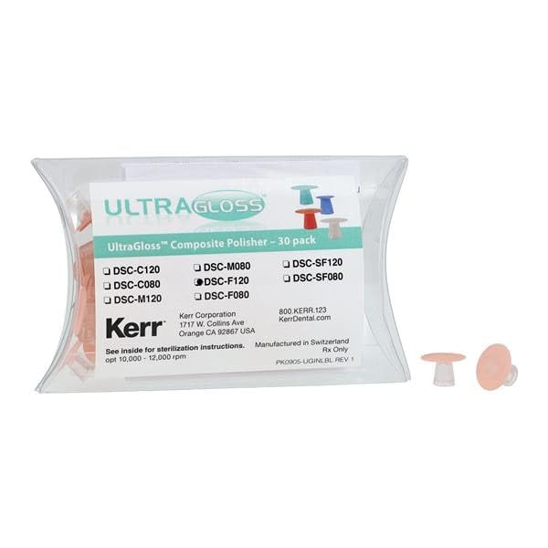 Axis Dental DSC-F120 NTI UltraGloss Composite Polishers Large Fine Double Sided 30/Pk