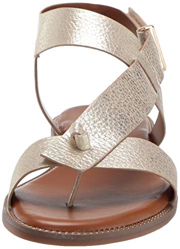 Image of Franco Sarto Womens Glenni Ankle Strap Flat Sandals