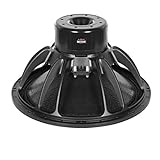 B&C Speakers 18DS115-4 18-in Woofer with 3400 Watts Continuous Program Power Capacity 116mm (4.5 in) Four Layer Aluminum Voice Coil 4 Ohms Impedance, Black