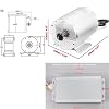 High Speed Brushless DC Motor Kits 2000W 60V Electric Gokart Motor 4250RPM Rated Mid Motors with Controller Pedal Throttle for E-Scooter Dirt Bike Motorcycle