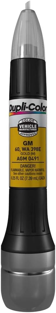 Dupli-Color AGM0491 Metallic Gold General Motors Exact-Match Scratch Fix All-in-1 Touch-Up Paint - 0.5 oz.