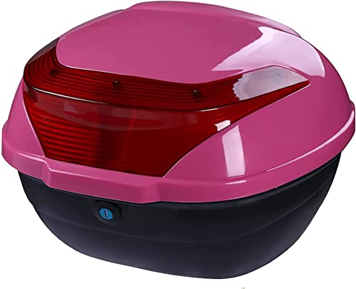 Comparativas de Herrajes para puertas disponible en línea para comprar. 33 Maletero de motocicleta, caja superior de viaje, puerta trasera del maletero, con respaldo suave y herrajes de montaje, maletero de almacenamiento con cerradura (Color : Pink)