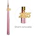 GraduationMall Unisex Adult Matte Graduation Cap with 2025 Tassel Pink