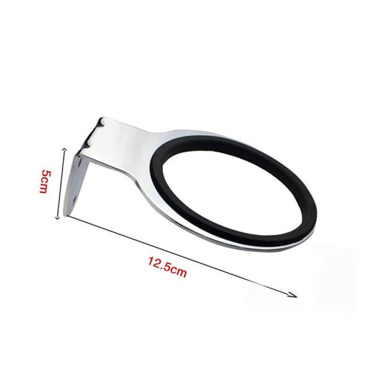 WOFASHPURET Simplified Wall Mounted Hair Dryer Stand Rustproof No Scratch Stable Hair Tool for Bathroom