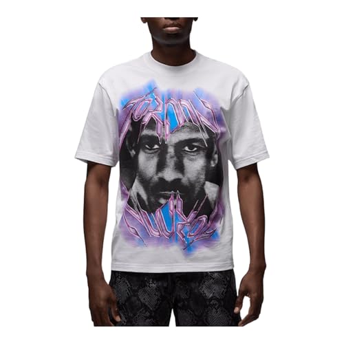 Jordan Sport 85 Men's Dri-FIT Graphic T-Shirt (HJ2395-100, White/Black)