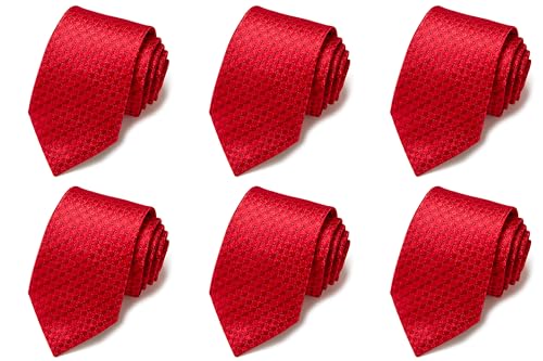 Image of Passabin Tie For Men Necktie Woven Jacquard Neck Ties Set 6 PCS