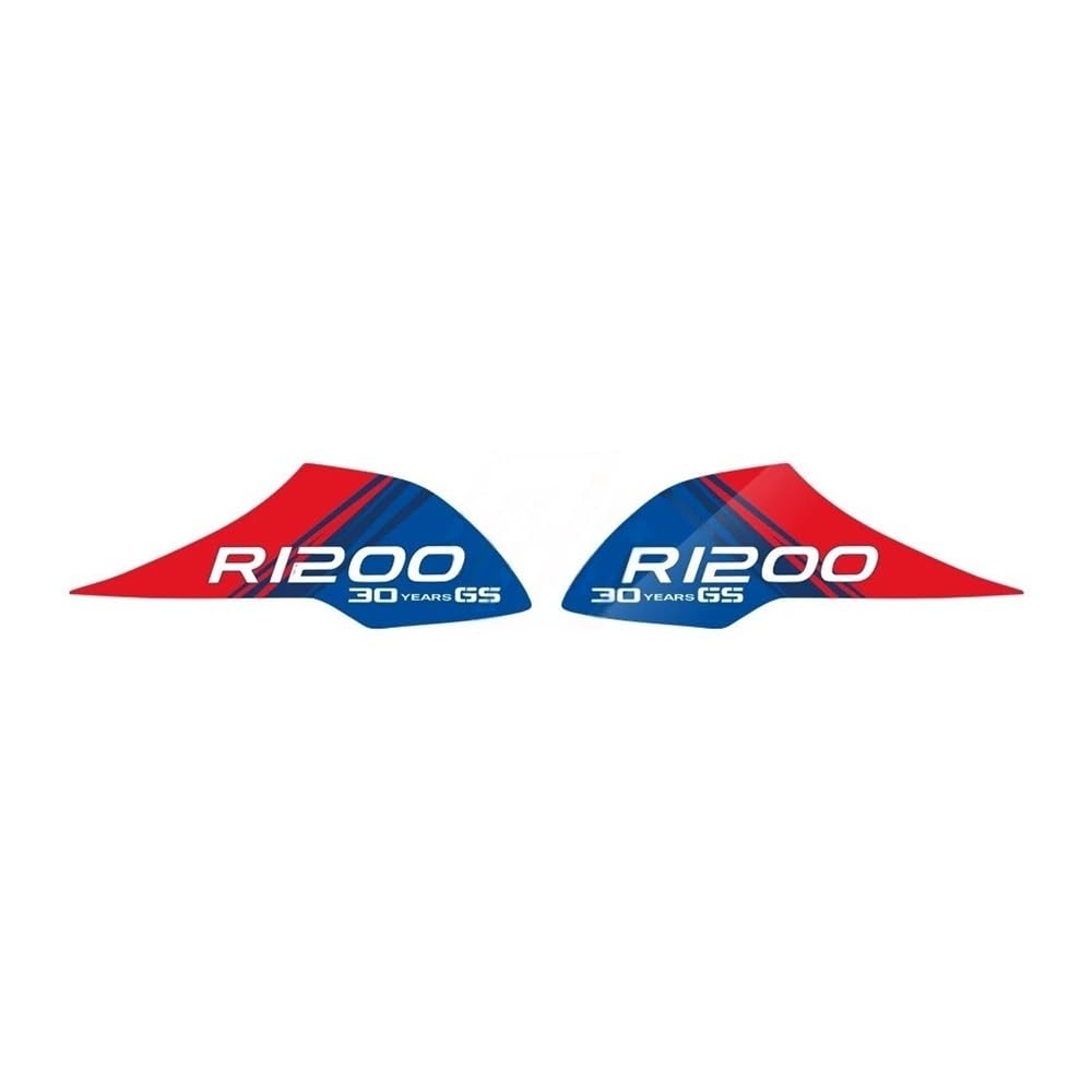 Motorcycle Fuel Tank Cap Sticker for R1200GS 2004-2007 and R1200GS for Adventure 2008-2012 Motorcycle 30 Year Side Tank Pad