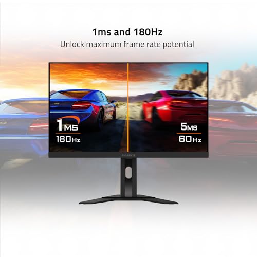 Image of GIGABYTE - M27Q Advanced (US) - 27 inch SS IPS Gaming Monitor - QHD 2560x1440-180Hz - 1ms MPRT - AMD FreeSync - Type C KVM - HDMI, DP, Type C - Height Adjustable - Black