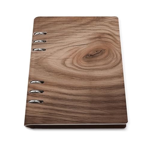 Classeur à anneaux A5 en cuir PU élégante pour un bureau organisé
