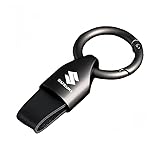 Metal Car Key Ring Key Chain Compatible with Suzuki Baleno 2020-2025, Keyrings Zinc Alloy Buckle, Creative Logo Keychain,Black