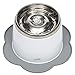 Catit Flower Shape Cat Placemat, Gray, diameter 11.8in
