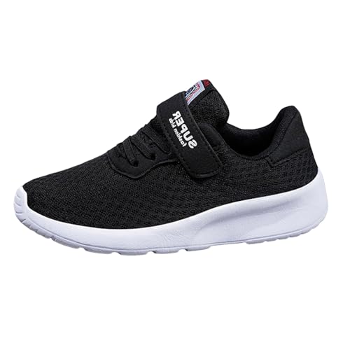IWIHMIV Girl Tennis Shoes Girls Slip On Shoes Boys Breathable Sneakers Lightweight Kids Athletic Running Walking Shoes