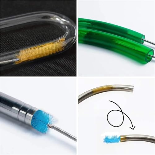 Cepillo para desagüe flexible ideal para limpiar tuberías de cocina y baño 4