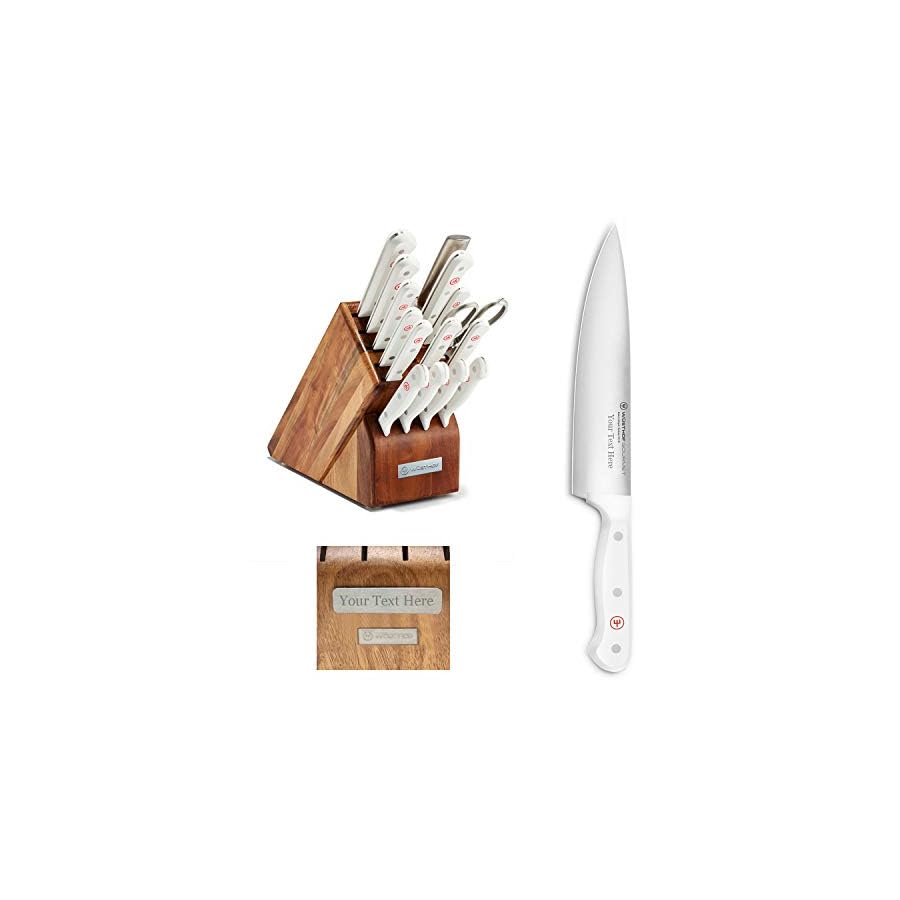 Wusthof Gourmet - 16 Pc. Knife Block Set white