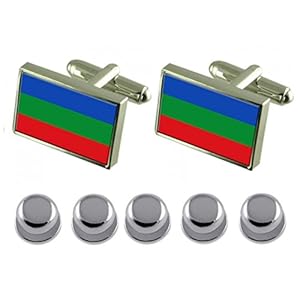 Select Gifts Hemdjurk Studs Villavicencio stad Colombia vlag manchetknopen