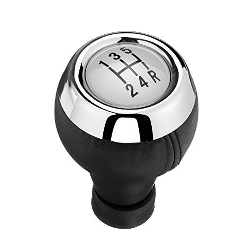 Wooya 5 Vitesses Pommeau De Levier De Vitesse Levier De Vitesse Manuel pour Mini Cooper R50 R53 R55 R56 R57 R59 R60 R61 F55 F56 F57 F60 Cover