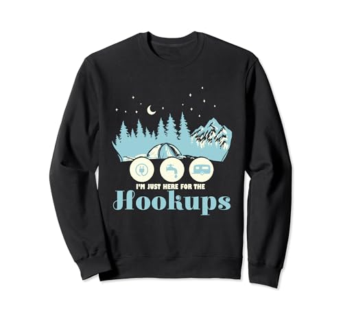 Camper sono solo qui per i collegamenti rv camping nomad felpa