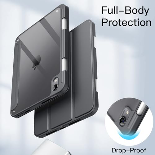 JETech Case for iPad mini (A17 Pro, 2024 Model, 7th Generation) / mini 6 (2021 Model, 6th Generation) with Pencil Holder - Image 4
