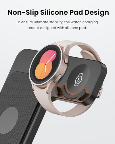 Geekera G334S-01 Wireless Charger For Samsung, 3 In 1 Foldable Wireless Charging Station thumb #3