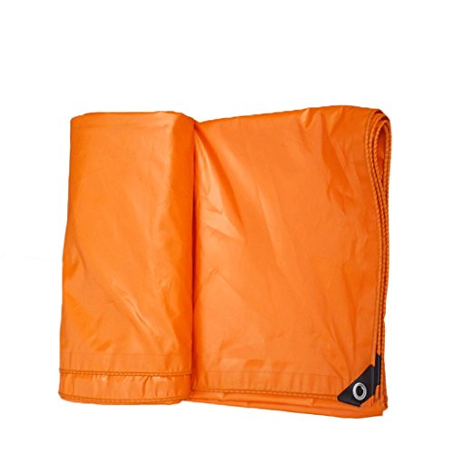 QING MEI-Lona Naranja Grande camión Lienzo Tienda de jardinería a Prueba de polillas Techo Especial Aislamiento anticongelante Tela PVC Lona Impermeable 100% protección UV A+ (Tamaño : 1.5x2 Meters)