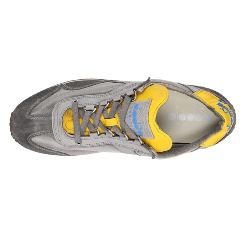Diadora Mens Equip H Dirty Stone Wash Evo Lace Up Sneakers Shoes Casual - Grey - Size 7.5 M4