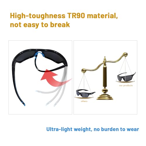 Polarized Sunglasses TR90 Lightweight UV400 Protection HD Lens Anti-Slip for Sports2