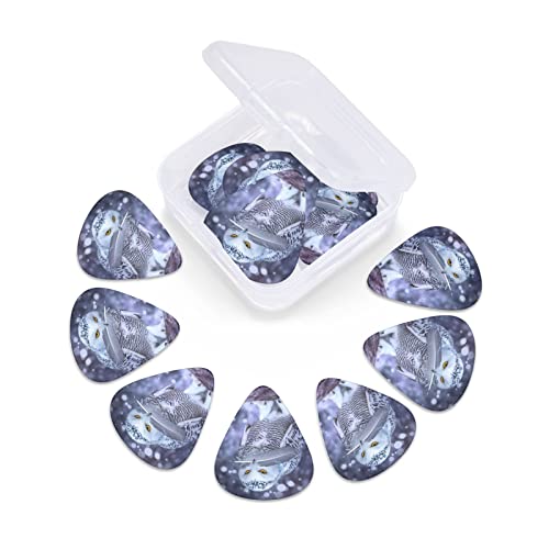 Ensemble de 12 médiators de guitare Arctic Owl pour guitare acoustique, guitare électrique, contrebasse, ukulélé - Les Beatles, Paul McCartney, John Lennon, RIngo Starr, George Harrison Ensemble de 12 médiators de guitare Arctic Owl pour guitare acoustique, guitare électrique, contrebasse, ukulélé – Image 7