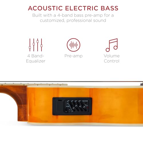 Best Choice Products SKY7245 Acoustic Electric Bass Guitar thumb #2