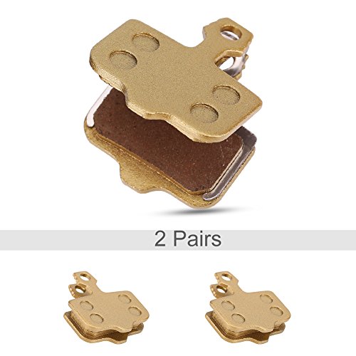 2 pares de pastilhas de freio a disco metálico de mountain bike para srams avid elixir r/cr/cr-mag/x