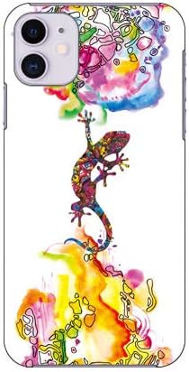 [iPhone 11専用] SECOND SKIN スマートフォンケース Mie 「トカゲ Position」 3API11-ABW