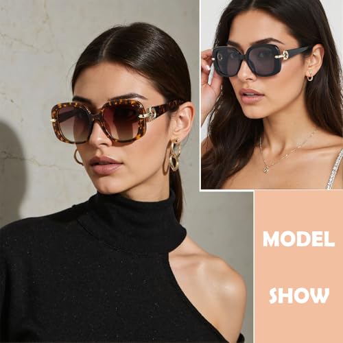 Fashion Oversized Square Women and Men Sunglasses Vintage Hollow Luxury Sun Glasses UV400 Gradient Shades2