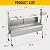 ZHAIUPON 176LBS Rotisserie Grill with Hooded Cover, 25W Motor BBQ Lamb Pig Grill Roaster Rotisserie, 47" Stainless Steel Charcoal Grills for Camping Outdoor Barbecue