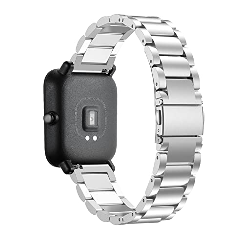 MIJOBS Metal Strap Compatible with Amazfit GTS 3/GTS 2 Mini/GTS 2/ BIP/Bip U PRO - Image 2