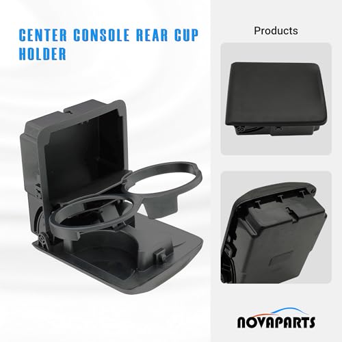 Portavasos trasero para consola central NOVAPARTS miniatura 2