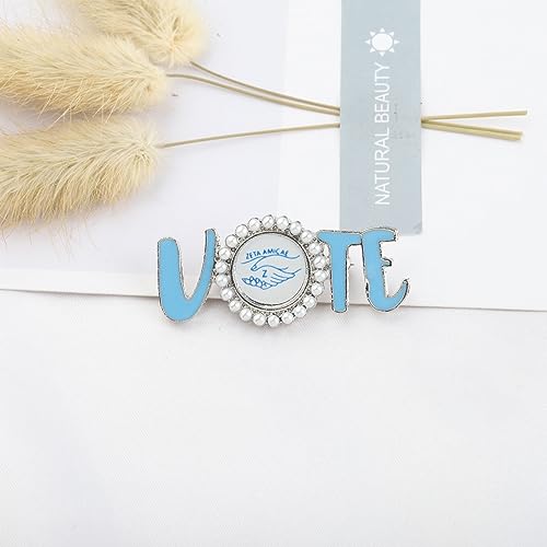 Image of UJIMS ZAmiace Sorority Gift 1948 ZAmiace Brooch Pin Greek Sorority Jewelry for Finer Women Sorority Sister Brooch