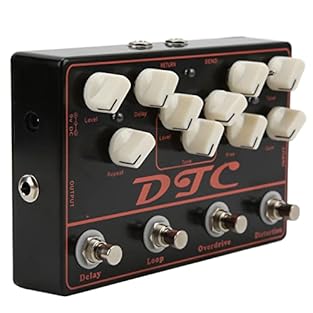 [Exceptional Sound Volyvylity] -Switch a world with sound options with this 4-in-1 effect pedal. Experience with high strengthening noise, tubular over -resistant, loop functionality and adjustable time. [Intuitive controls] - Simultaneously define t...