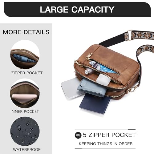 Langrents Crossbody Bag, Cross Body Bag for Woman, Langrents Purses, Lang Rents Multi Pocket Shoulder Bag2