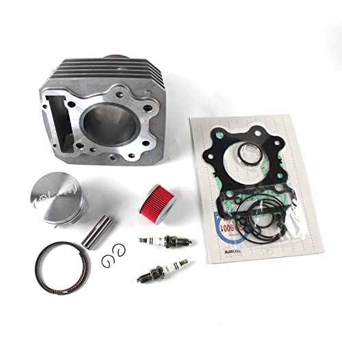 Fiwary Trx300 Trx 300 Piston Ring Gasket Kit Cylinder Top End Rebuild Fits For 1988-2000 Honda Trx 300 Fourtrax Fw 4X4 2X4 Engine Aftermarket Parts With 3 Month Warranty #TOP4