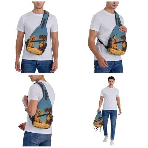 Morrales tipo bandolera para senderismo unisex miniatura 7