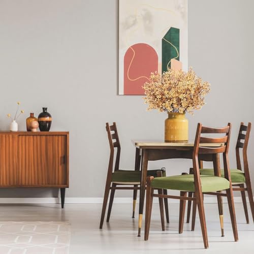 N&T NIETING Gypsophila Artificial Flowers, Baby Breath Artificial Flowers 12Pcs Real Touch Fake Flowers for DIY Wedding Bouquet Party Table Centerpieces Flower Arrangements and Home Decor(Gold)