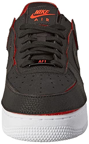 NIKE Air Force 1 '07, Scarpe Uomo, Black Chile Red...