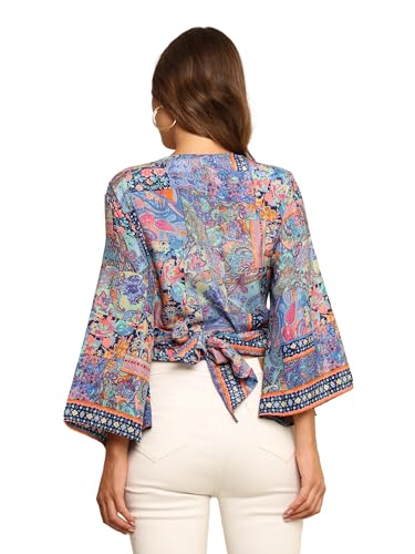 Image of KE Kanha Exports top for Women Stylish Western | wrap Tops for Woman | Perfect on Jeans Tops for Women | Summer top | Beach Outfits Dress for Stylish