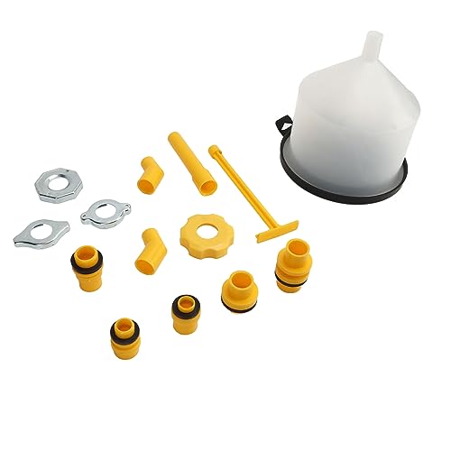 Kit de Funil de Enchimento de Líquido de Arrefecimento do Radiador, Grande Capacidade, Uso Convenien