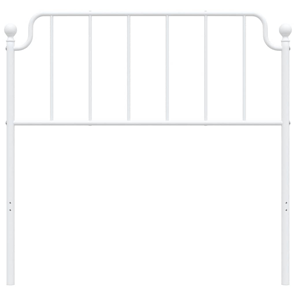 SYDE Cabecero De Metal Blanco 100 cm para Cama